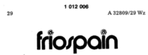 friospain Logo (DPMA, 22.11.1979)