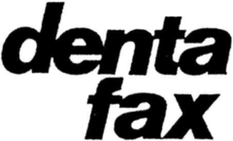 denta fax Logo (DPMA, 13.12.1993)