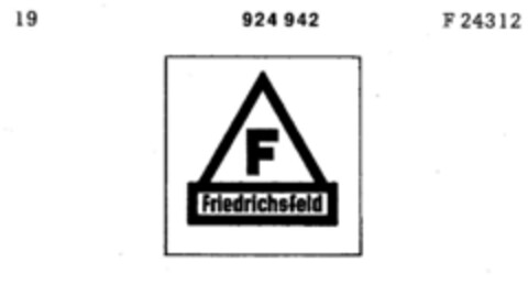 Friedrichsfeld Logo (DPMA, 03.03.1973)