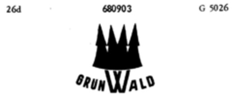 GRÜNWALD Logo (DPMA, 12/31/1954)