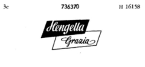 Hengella Grazia Logo (DPMA, 18.04.1959)