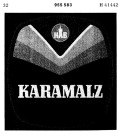 KARAMALZ Logo (DPMA, 02/14/1976)