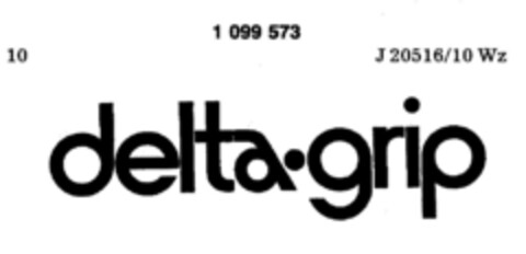 delta grip Logo (DPMA, 15.11.1985)