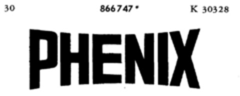 PHENIX Logo (DPMA, 09/23/1969)