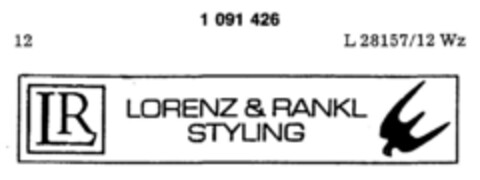 LR LORENZ&RANKL STYLING Logo (DPMA, 04/29/1985)