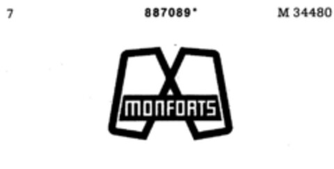 MONFORTS Logo (DPMA, 13.07.1971)