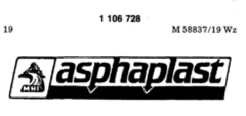 asphaplast MHI Logo (DPMA, 02.07.1986)