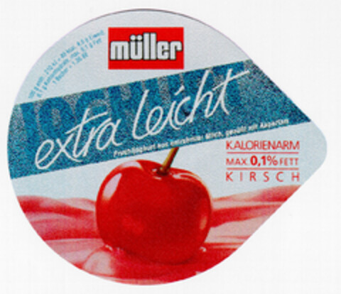 müller JOGHURT extra leicht Logo (DPMA, 11/07/1991)