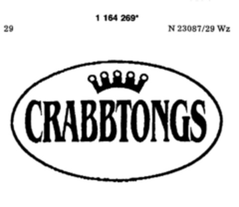 CRABBTONGS Logo (DPMA, 04.04.1990)