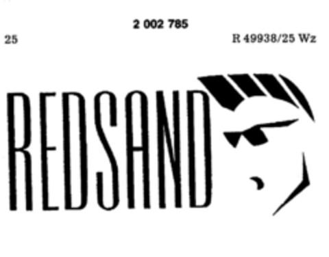 REDSAND Logo (DPMA, 03.10.1990)