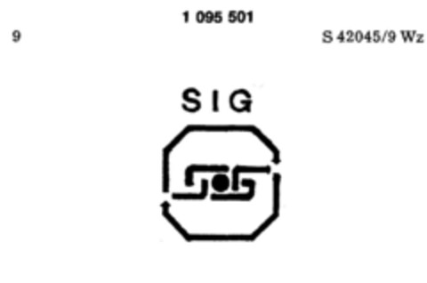 SIG Logo (DPMA, 12.07.1985)