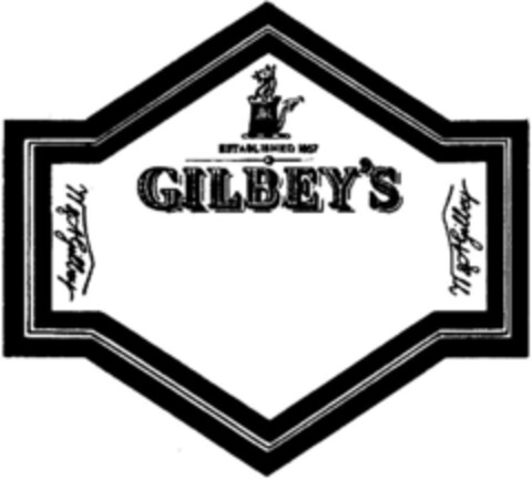 W&A GILBEY'S Logo (DPMA, 03/23/1990)