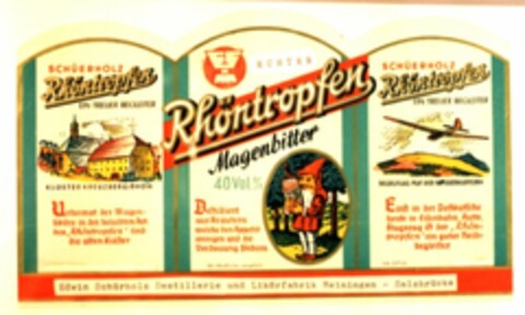 ECHTER Rhöntropfen Magenbitter Logo (DPMA, 28.05.1990)