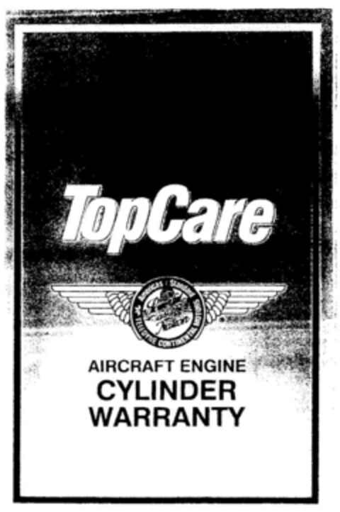 TopCare AIRCRAFT ENGINE CYLINDER WARRANTY Logo (DPMA, 03.04.2001)