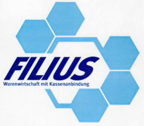 FILIUS Warenwirtschaft mit Kassenbindung Logo (DPMA, 12.06.2001)