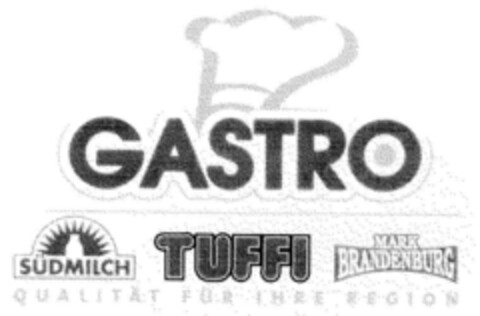 GASTRO SÜDMILCH TUFFI MARK BRANDENBURG Logo (DPMA, 04.10.2001)