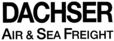 DACHSER AIR & SEA FREIGHT Logo (DPMA, 29.11.2001)