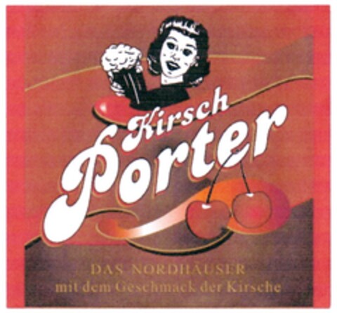 Kirsch Porter DAS NORDHÄUSER mit dem Geschmack der Kirsche Logo (DPMA, 09.02.2008)