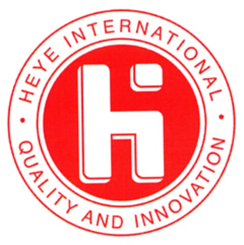 hi HEYE INTERNATIONAL QUALITY AND INNOVATION Logo (DPMA, 11/19/2008)