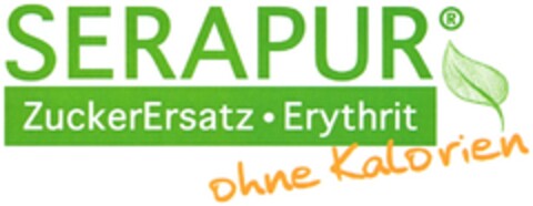 SERAPUR ZuckerErsatz · Erythrit ohne Kalorien Logo (DPMA, 18.07.2013)