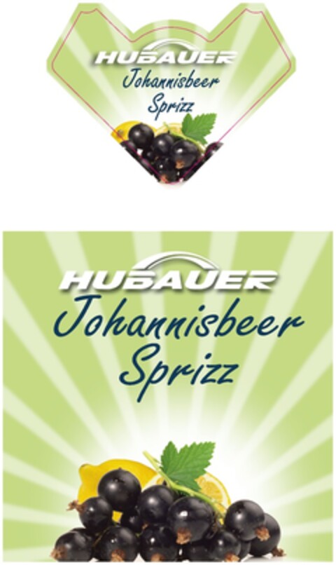 HUBAUER Johannisbeer Sprizz Logo (DPMA, 03/02/2015)