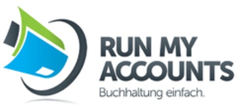 RUN MY ACCOUNTS Buchhaltung einfach. Logo (DPMA, 01.09.2015)