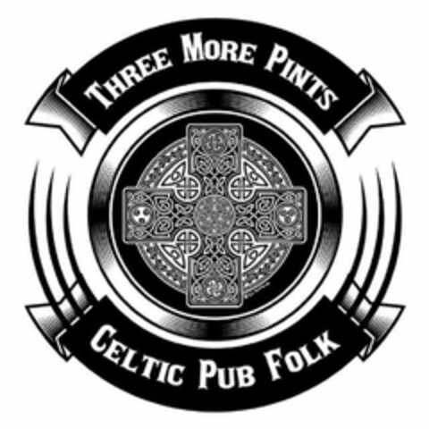 THREE MORE PINTS CELTIC PUB FOLK Logo (DPMA, 21.11.2017)