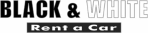 BLACK & WHITE Rent a Car Logo (DPMA, 30.06.2022)