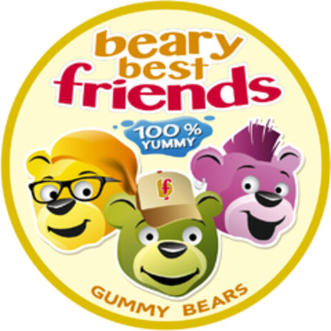 beary best friends 100% YUMMY GUMMY BEARS Logo (DPMA, 02/06/2022)