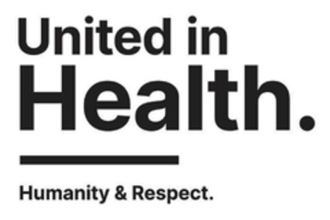 United in Health. Humanity & Respect. Logo (DPMA, 22.07.2024)