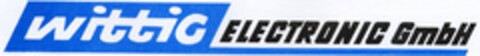 wittig ELECTRONIC GmbH Logo (DPMA, 07/29/2003)