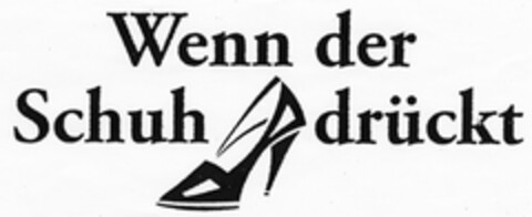 Wenn der Schuh drückt Logo (DPMA, 09/30/2003)