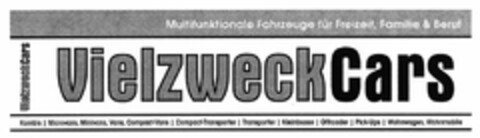 Multifunktionale Fahrzeuge für Freizeit, Familie & Beruf VielzweckCars Logo (DPMA, 02/17/2004)