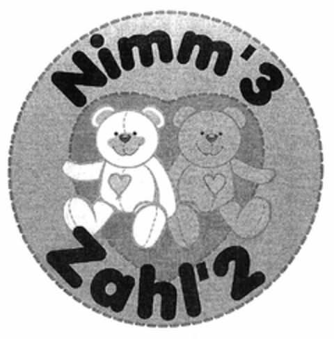 Nimm'3 Zahl'2 Logo (DPMA, 03/26/2004)