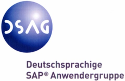 Deutschsprachige SAP Anwendergruppe Logo (DPMA, 04.02.2005)