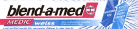 blend-a-med MEDIC weiss Logo (DPMA, 12/23/2005)