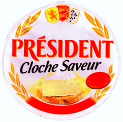 PRÉSIDENT Cloche Saveur Logo (DPMA, 18.09.2007)