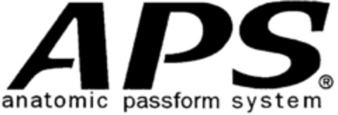 APS anatomic passform system Logo (DPMA, 29.02.1996)