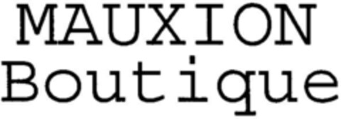 MAUXION Boutique Logo (DPMA, 12/18/1997)