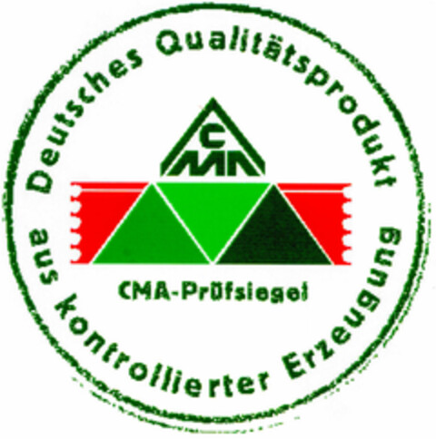 CMA-Prüfsiegel Logo (DPMA, 30.10.1998)