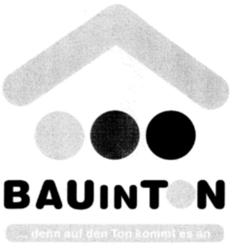 BAUINTON .. denn auf den Ton kommt es an Logo (DPMA, 14.08.1999)