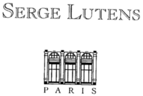 SERGE LUTENS PARIS Logo (DPMA, 20.08.1999)