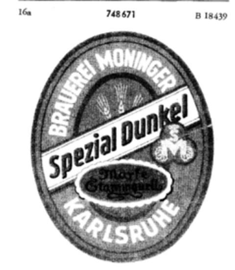 Spezial Dunkel  Marke Stammquell Logo (DPMA, 22.08.1958)