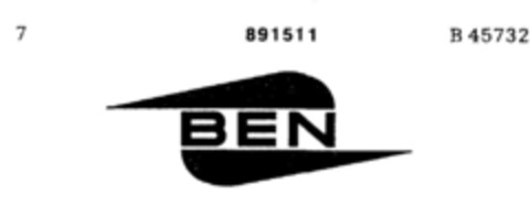 BEN Logo (DPMA, 18.02.1971)