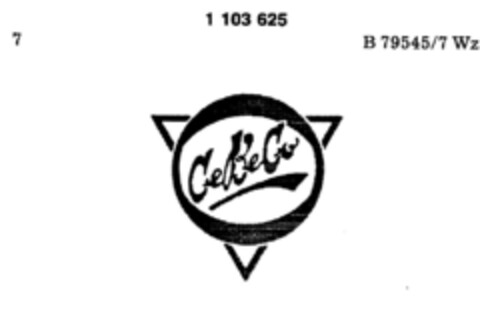 CeBeCo Logo (DPMA, 09.06.1986)