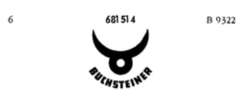 BUCHSTEINER Logo (DPMA, 23.03.1954)