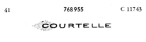 COURTELLE Logo (DPMA, 07.11.1961)