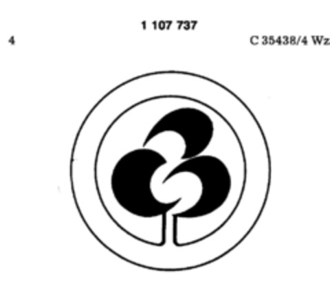 1107737 Logo (DPMA, 08.08.1986)