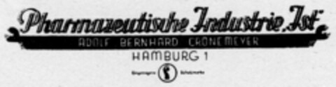 Pharmazeutische Industrie "Ist" ADOLF BERNHARD CRONEMEYER HAMBURG Logo (DPMA, 18.07.1936)