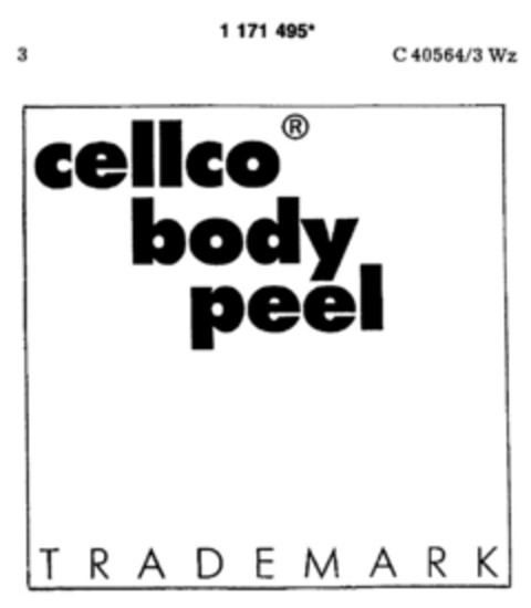 cellco body peel Logo (DPMA, 21.06.1990)